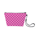 PINK CHECK Sling Cosmetic Bag