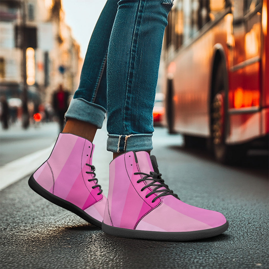 N2pink shades Unisex Barefoot High-Top Sneakers
