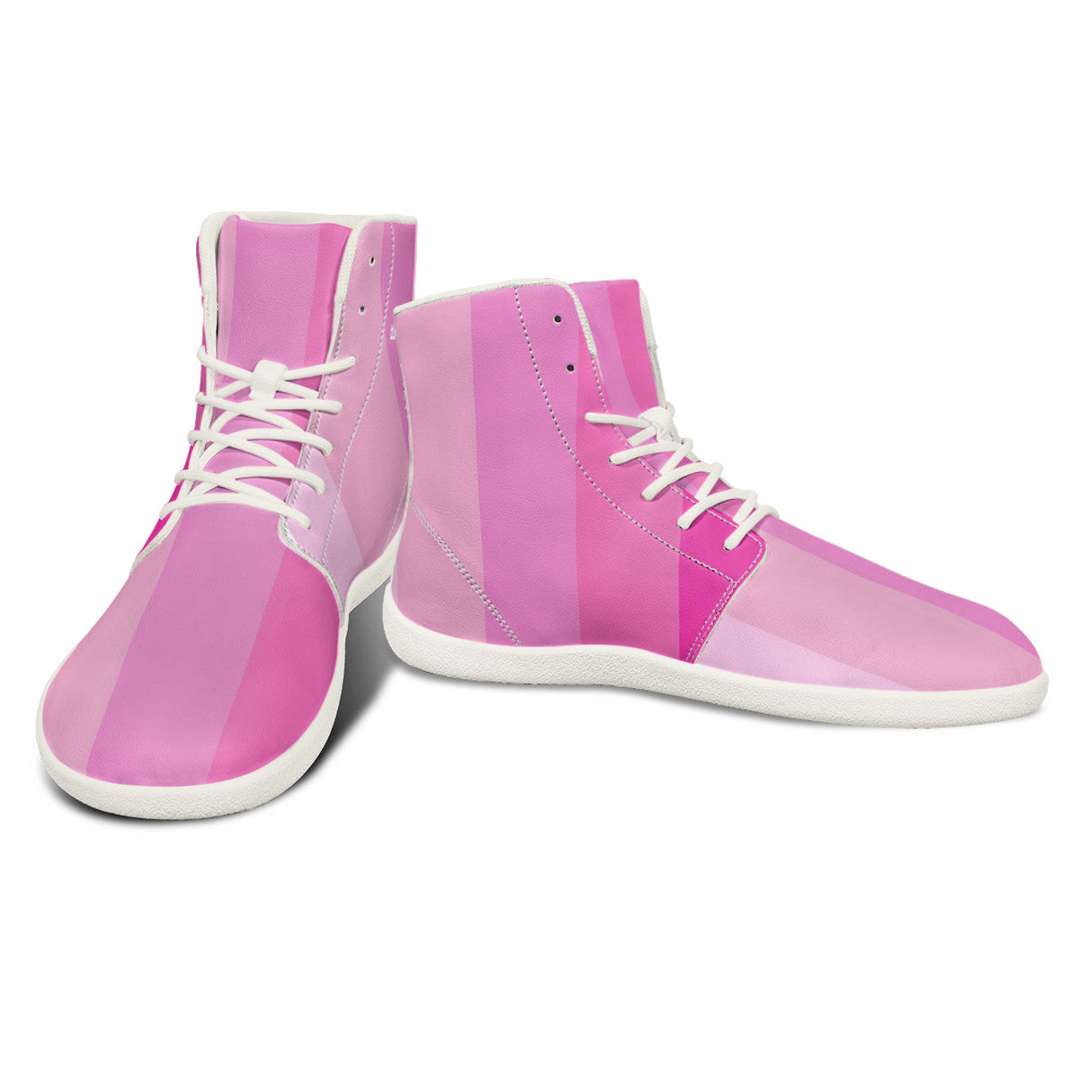N2pink shades Unisex Barefoot High-Top Sneakers