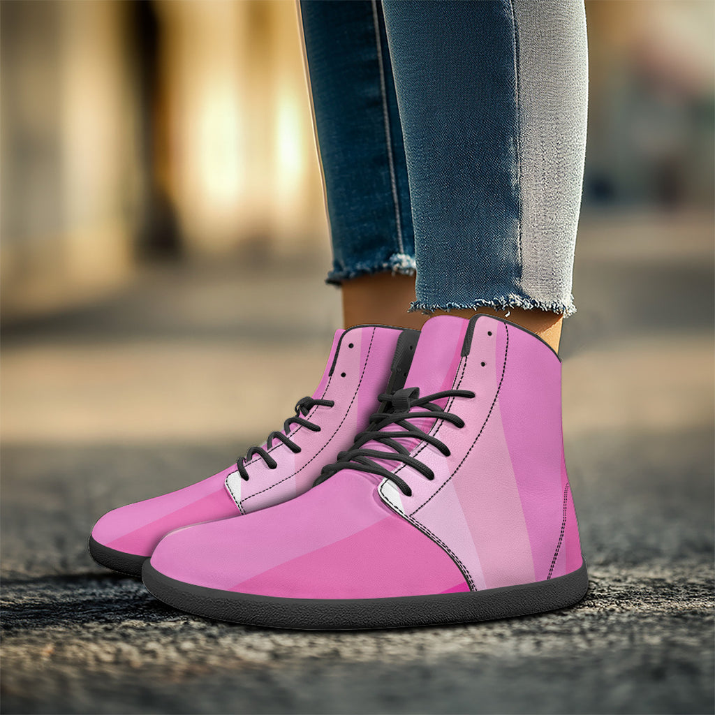 N2pink shades Unisex Barefoot High-Top Sneakers
