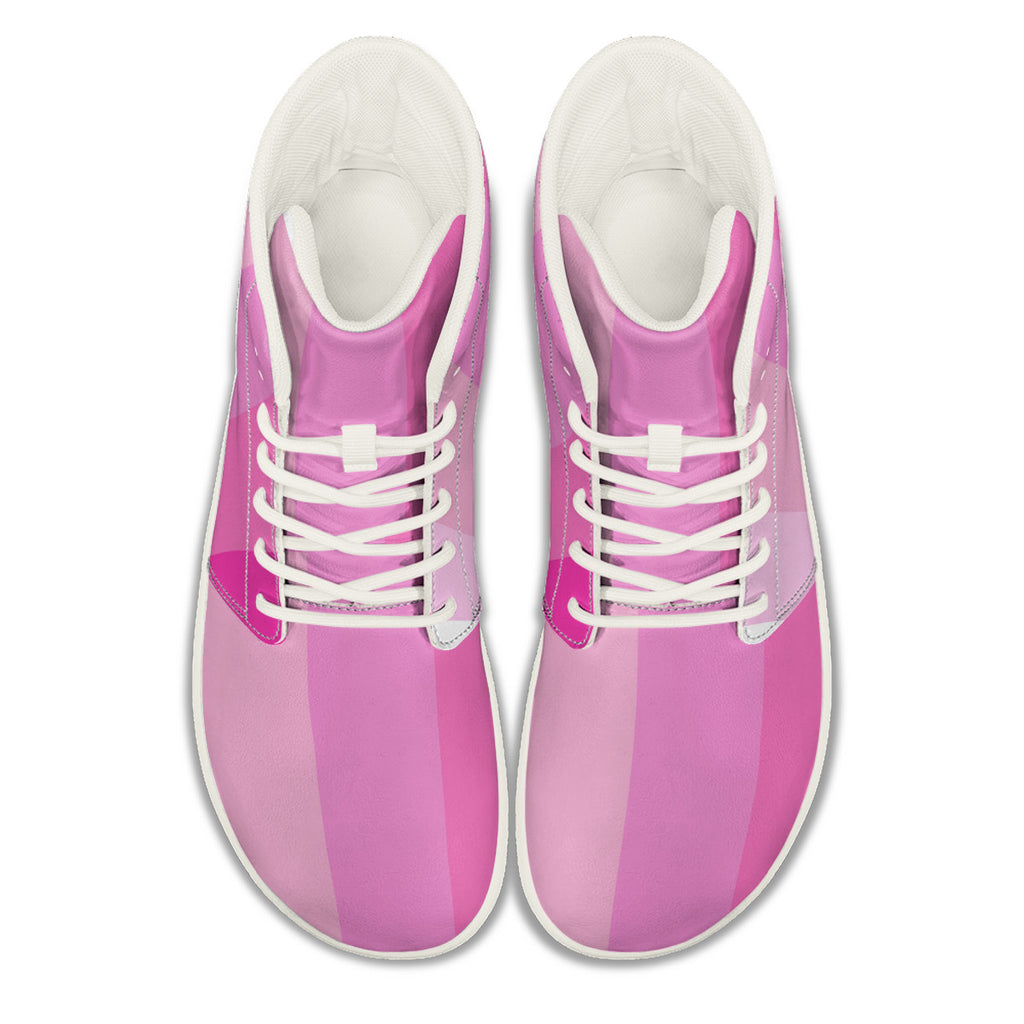 N2pink shades Unisex Barefoot High-Top Sneakers