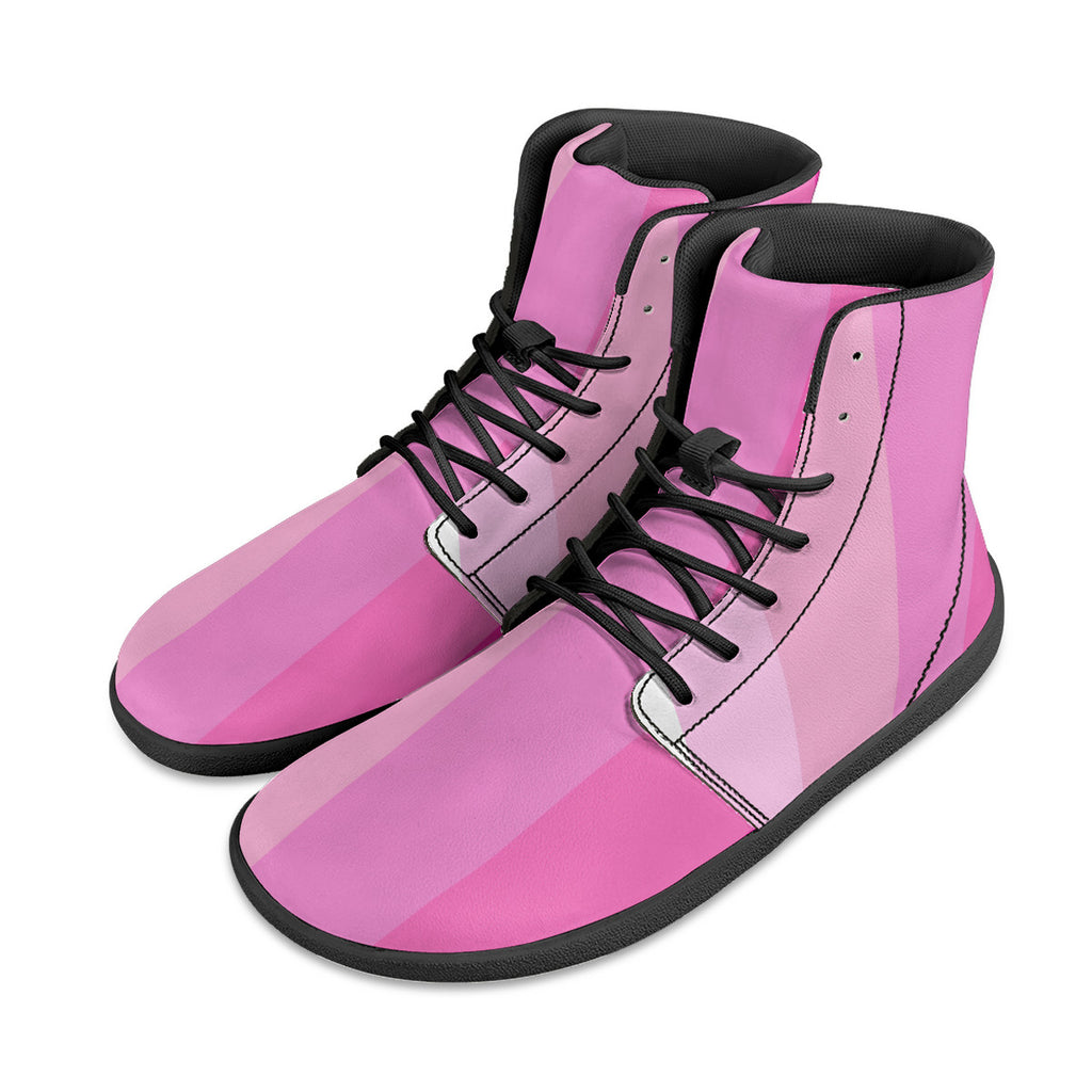 N2pink shades Unisex Barefoot High-Top Sneakers