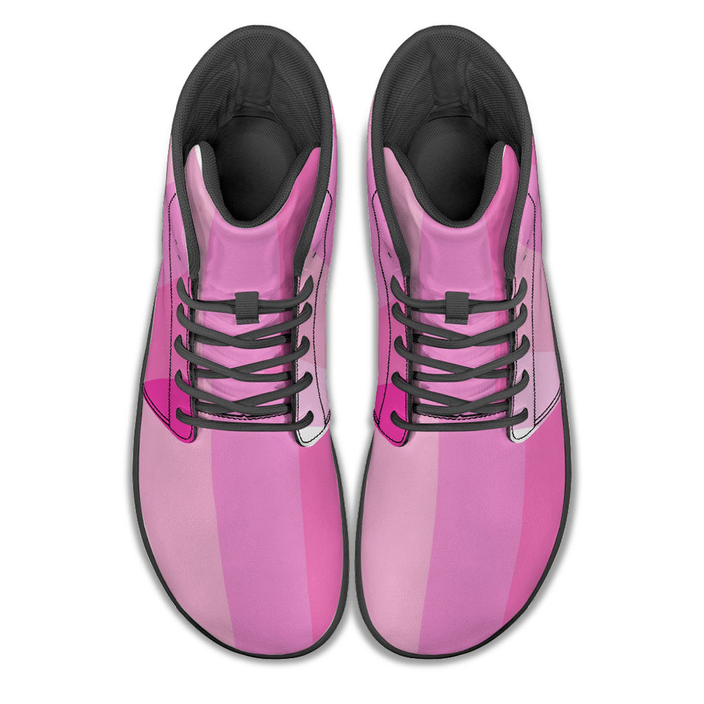 N2pink shades Unisex Barefoot High-Top Sneakers