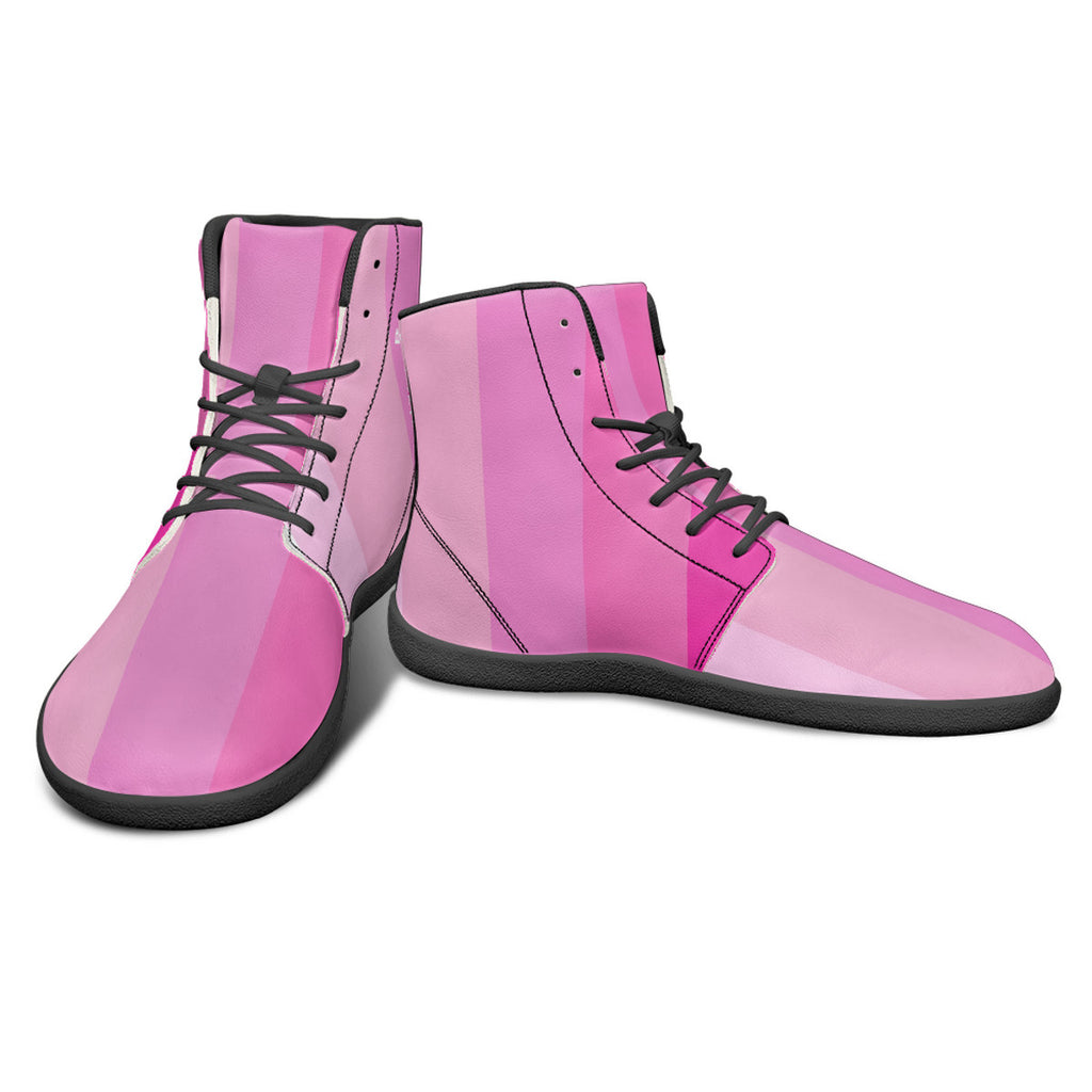 N2pink shades Unisex Barefoot High-Top Sneakers